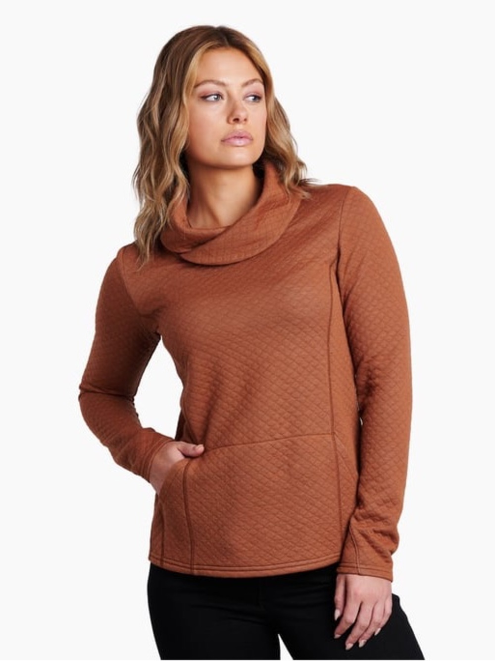 Kuhl Women’s Athena Pullover; Copper; Small